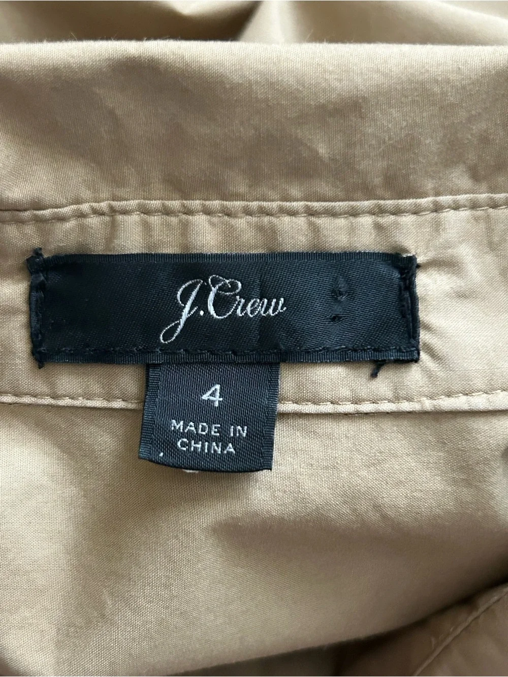 J. Crew Long-Sleeve Button Front Shirt Dress
